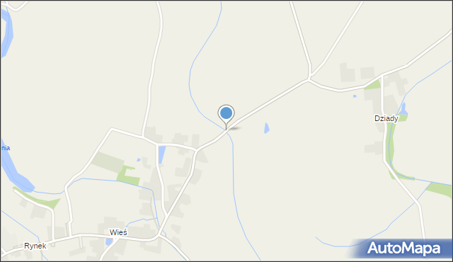 Jadowniki Mokre gmina Wietrzychowice, Most Kabata Władysława, płk., mapa Jadowniki Mokre gmina Wietrzychowice