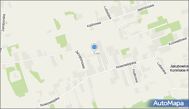 Jakubowice Konińskie-Kolonia, Morwowa, mapa Jakubowice Konińskie-Kolonia