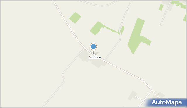 Klice, Mościce, mapa Klice