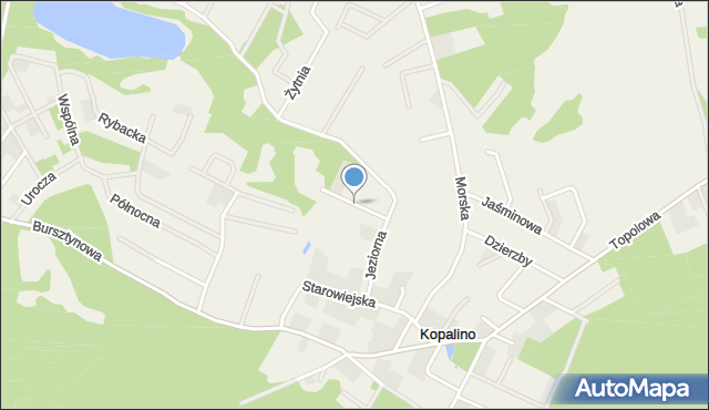 Kopalino, Modra, mapa Kopalino