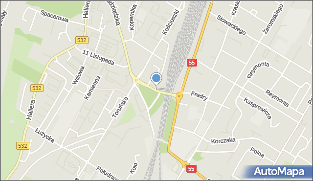 Kwidzyn, Mostowa, mapa Kwidzyn