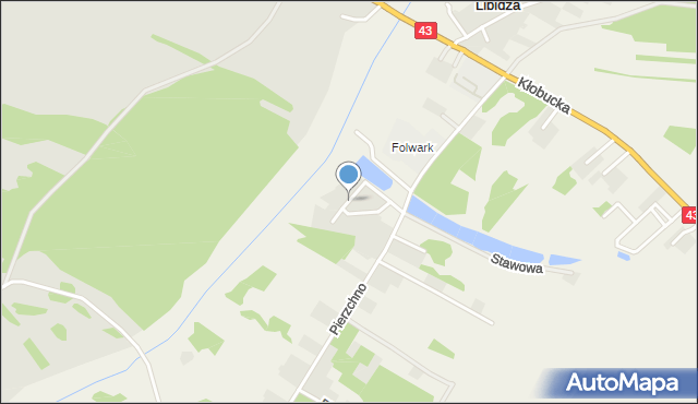 Libidza, Moniuszki Stanisława, mapa Libidza