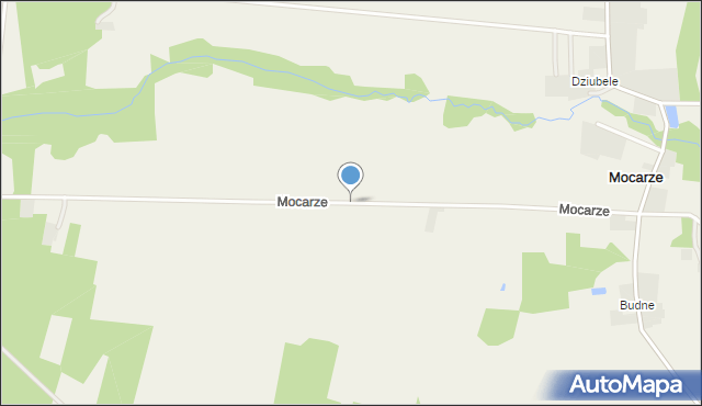 Mocarze, Mocarze, mapa Mocarze