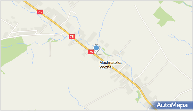 Mochnaczka Wyżna, Mochnaczka Wyżna, mapa Mochnaczka Wyżna