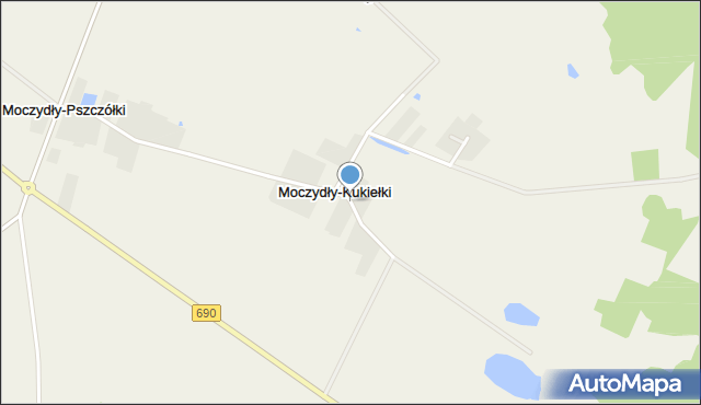 Moczydły-Kukiełki, Moczydły-Kukiełki, mapa Moczydły-Kukiełki