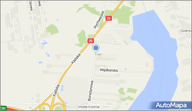 Modła Królewska, Modła Królewska, mapa Modła Królewska