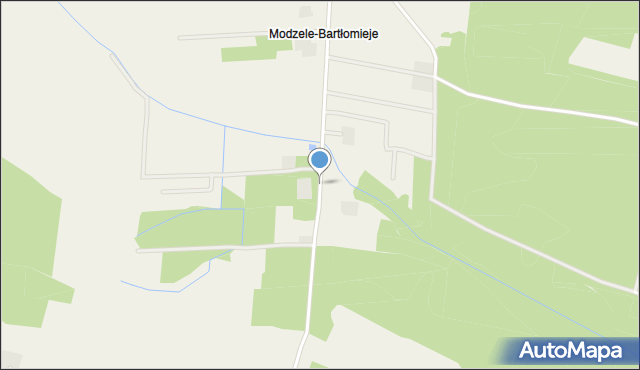 Modzele-Bartłomieje, Modzele-Bartłomieje, mapa Modzele-Bartłomieje