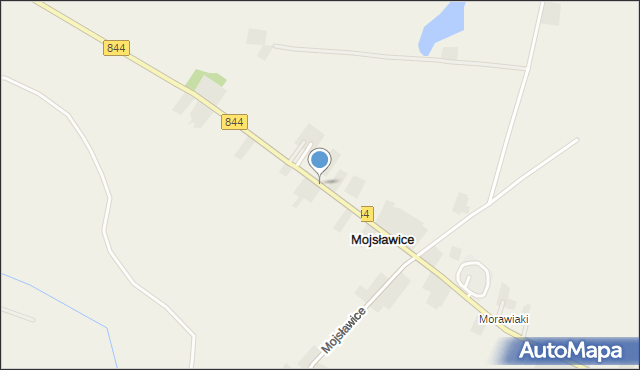 Mojsławice, Mojsławice, mapa Mojsławice