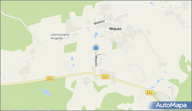 Mojusz, Mojusz, mapa Mojusz