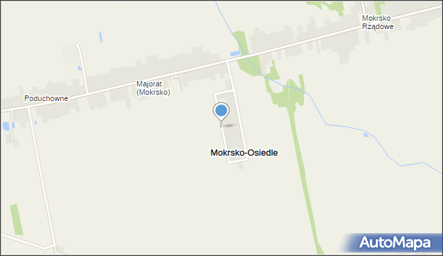 Mokrsko-Osiedle, Mokrsko-Osiedle, mapa Mokrsko-Osiedle