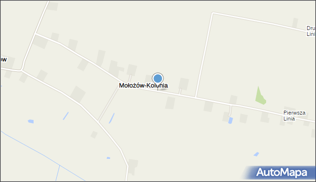 Mołożów-Kolonia, Mołożów-Kolonia, mapa Mołożów-Kolonia