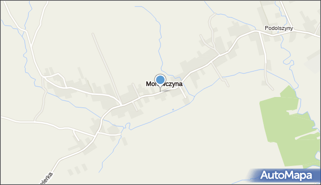Morawczyna, Morawczyna, mapa Morawczyna