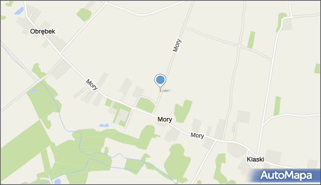 Mory gmina Pokrzywnica, Mory, mapa Mory gmina Pokrzywnica