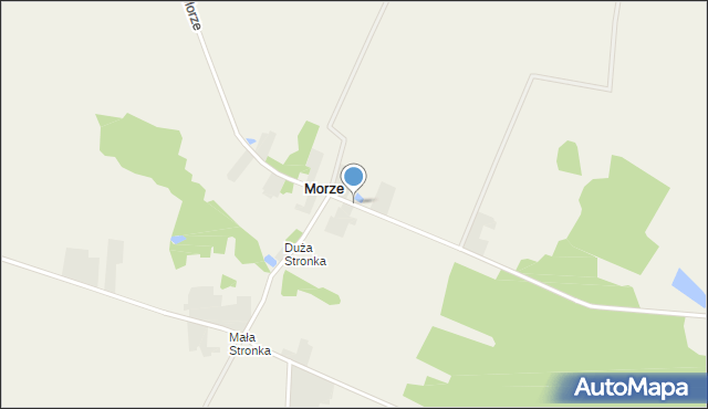 Morze gmina Grodzisk, Morze, mapa Morze gmina Grodzisk