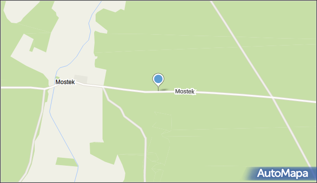 Mostek gmina Piecki, Mostek, mapa Mostek gmina Piecki