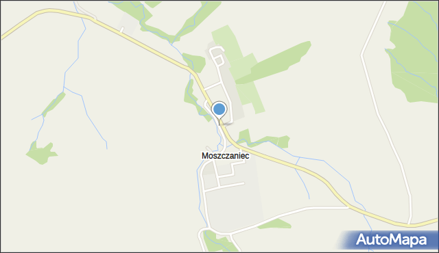 Moszczaniec, Moszczaniec, mapa Moszczaniec