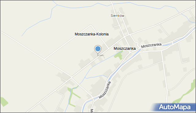 Moszczanka-Kolonia, Moszczanka-Kolonia, mapa Moszczanka-Kolonia