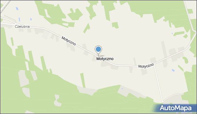 Motyczno, Motyczno, mapa Motyczno