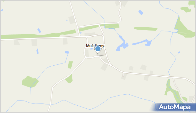 Możdżany, Możdżany, mapa Możdżany