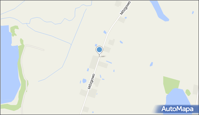 Mózgowo, Mózgowo, mapa Mózgowo