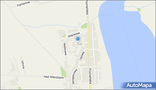 Niepruszewo, Morelowa, mapa Niepruszewo