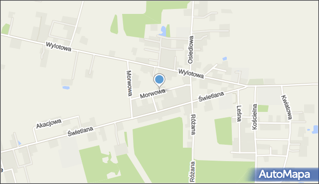 Osiedle Poznańskie, Morwowa, mapa Osiedle Poznańskie