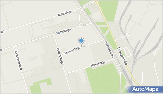 Stalowa Wola, Mościckiego Ignacego, mapa Stalowa Wola