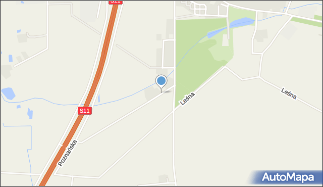 Swadzim gmina Tarnowo Podgórne, Mokra, mapa Swadzim gmina Tarnowo Podgórne