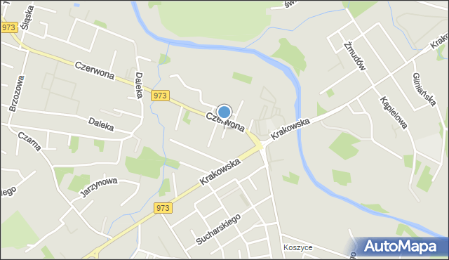 Tarnów, Modra, mapa Tarnów