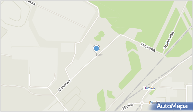 Toruń, Morwowa, mapa Torunia