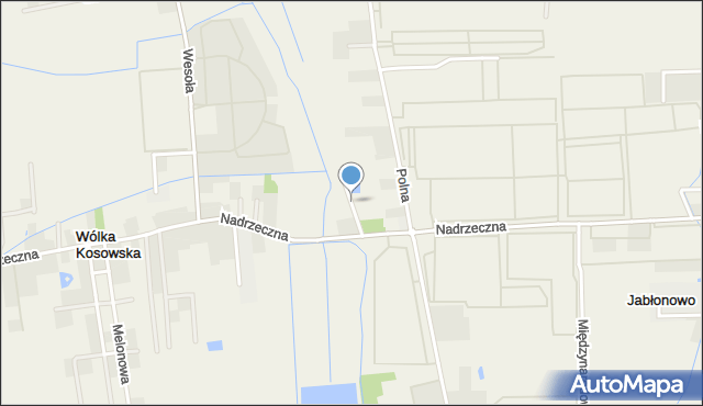 Wólka Kosowska, Morelowa, mapa Wólka Kosowska