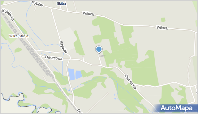 Zawidów, Moniuszki Stanisława, mapa Zawidów