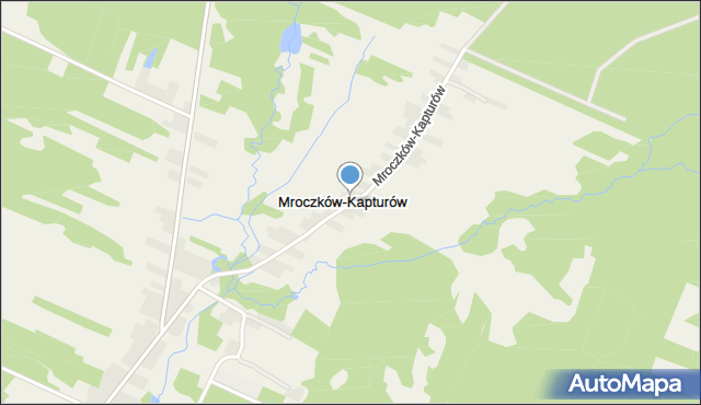 Mroczków-Kapturów, Mroczków-Kapturów, mapa Mroczków-Kapturów