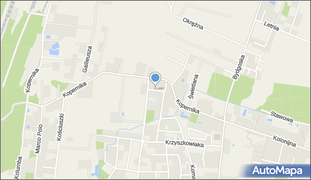 Niemcz, Mróz Agaty, mapa Niemcz