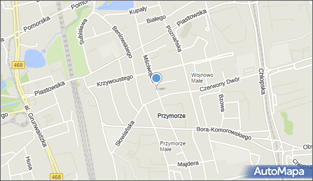 Gdańsk, Mściwoja II, mapa Gdańska