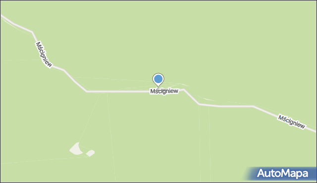 Mścigniew, Mścigniew, mapa Mścigniew