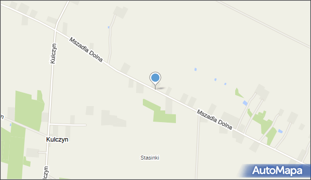 Mszadla Dolna, Mszadla Dolna, mapa Mszadla Dolna