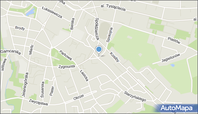 Bolesławiec, Murarska, mapa Bolesławca