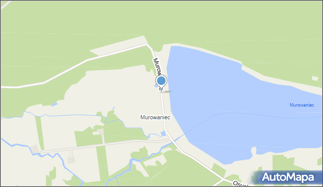 Józefina gmina Koźminek, Murowaniec, mapa Józefina gmina Koźminek