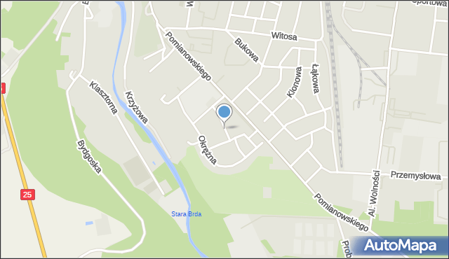 Koronowo powiat bydgoski, Multańskiego, mapa Koronowo powiat bydgoski