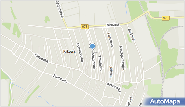 Tarnów, Muzyczna, mapa Tarnów