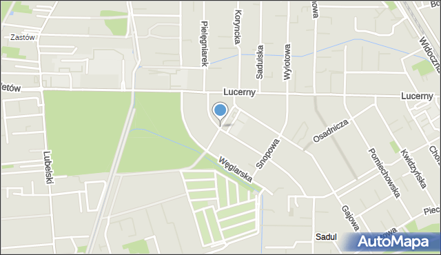 Warszawa, Murarska, mapa Warszawy