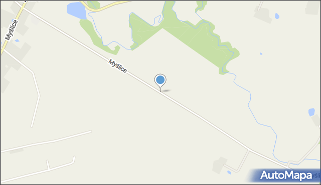 Myślice, Myślice, mapa Myślice