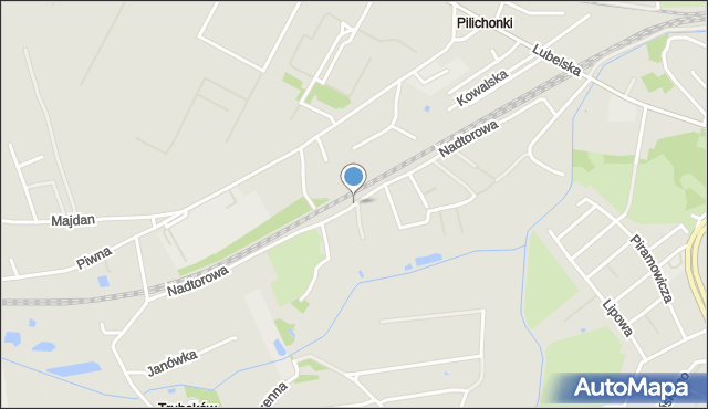 Chełm, Nadtorowa, mapa Chełma