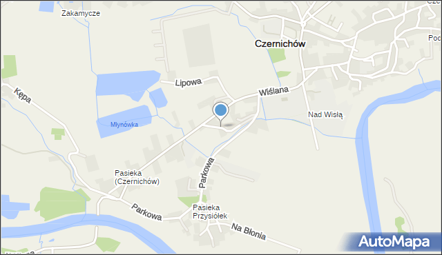 Czernichów powiat krakowski, Nad Potokiem, mapa Czernichów powiat krakowski