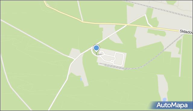 Czerwieńsk, Naftowa, mapa Czerwieńsk