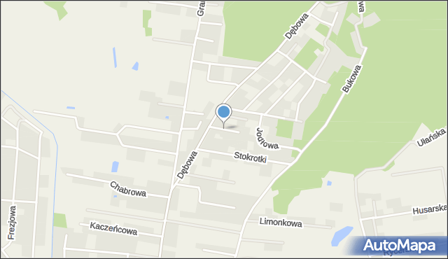 Dobra gmina Dobra (Szczecińska), Na Stoku, mapa Dobra gmina Dobra (Szczecińska)