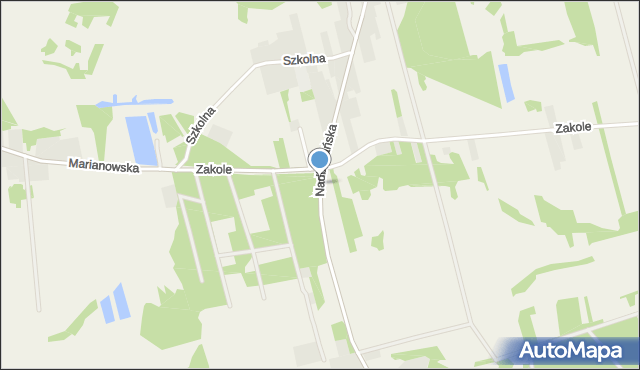 Dręszew, Nadbużańska, mapa Dręszew