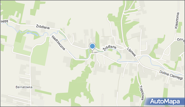 Dys, Nadrzeczna, mapa Dys