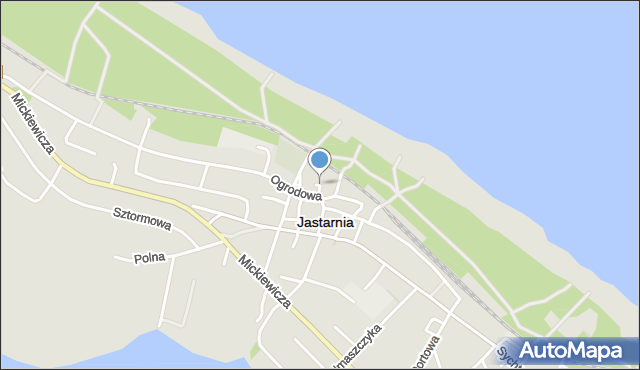 Jastarnia, Nadmorska, mapa Jastarnia